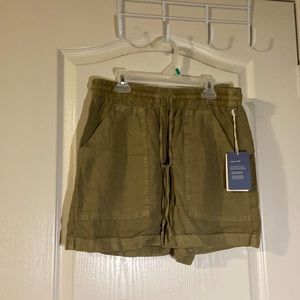 Olive green shorts